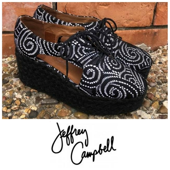 Jeffrey Campbell Cutout Platforms - Picture 1 of 9